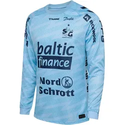 hummel SG Flensburg-Handewitt langarm Torwarttrikot 2025/26 Kinder 7431 - blue bell 152