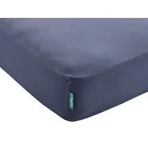 Shangrila Spannbettlaken Microsatin 90 x 200 cm Dunkelblau
