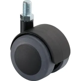 BS Rollen Kunststoff Doppelrolle F76.040.G08 Raddurchmesser 40 mm