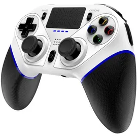iPega Kabelloser Gaming-Controller in Weiß mit LED-Beleuchtung & Lautsprecher