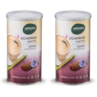 Naturata Zichorien-Kaffee Bio, Instant, Dose 110g | Koffeinfreier Instant | vegan, bio & glutenfrei | Idealer Ersatz | Demeter Qualität | Löslicher (Packung mit 2)