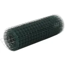 vidaXL Drahtzaun 10 x 0,5 m Grün