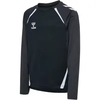 Hummel hmlLEAD 2.0 CREW Sweatshirt Kinder 1006 - black/asphalt