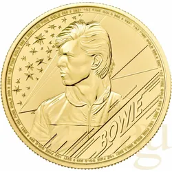 1 Unze Goldmünze Music Legends - David Bowie 2021