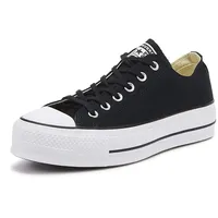 Converse Chuck Taylor All Star Lift Clean Leather Low Top black/black/white 37,5