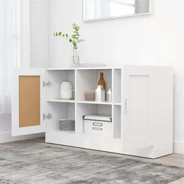 vidaXL Sideboard Weiß 120x30,5x70 cm Holzwerkstoff