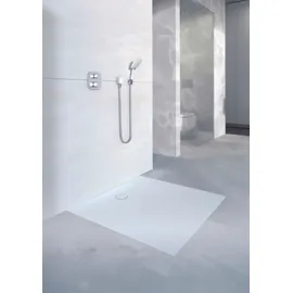 Geberit Setaplano 100x80cm, Höhe 4,5 cm, weiß-alpin, 154.262.11.1