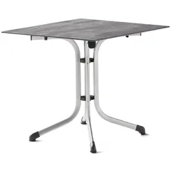 Sieger Boulevard Klapptische Stahlrohr/Polytec Ø85 cm bis 140 cm