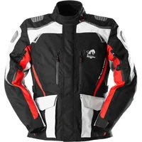 Furygan Apalaches, Textiljacke wasserdicht - Schwarz/Hellgrau/Rot - M