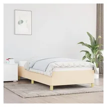 vidaXL Bettgestell 100 x 200 cm Creme
