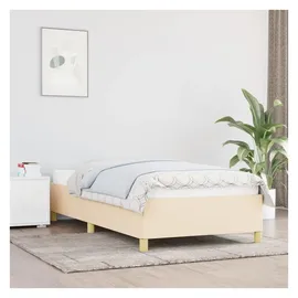 vidaXL Bettgestell 100 x 200 cm Creme