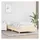 vidaXL Bettgestell 100 x 200 cm Creme