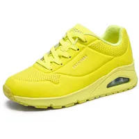 SKECHERS Uno Night Shades neon yellow durabuck 36