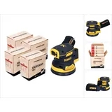 DeWalt DCW 210 N Akku Exzenterschleifer 18 V 125 mm Brushless Solo + 4x Toolbrothers TURTLE Schleifscheiben Set