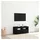 vidaXL TV-Schränk 90 x 35 x 40 cm Schwarz Holzwerkstoff