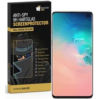 PROTECTORKING Blickschutz 9H Panzerhartglas für Samsung Galaxy S10