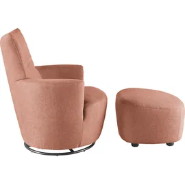 Set One by Musterring Relaxsessel »SO 1450«, (Set), mit Dreh- und Wippfunktion, inklusive Hocker