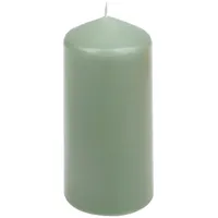 Stumpenkerzen Salbei 130 x 57 mm 12 St. grün