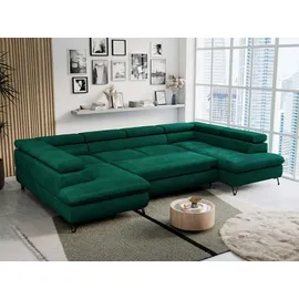 MKS Meble Eckcouch Velvet 2-Sitzer Grün