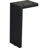 vasalat Dekorfuß Fonda 200 mm , schwarz gebürstet