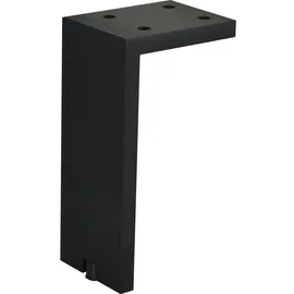 vasalat Dekorfuß Fonda 200 mm , schwarz gebürstet