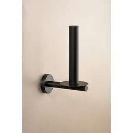 Wenko Toilettenpapierhalter Bosio schwarz, matt, 1 St.