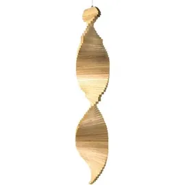 Kunsthandwerk Asien Windspiel Spirale 40 cm Natur