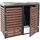 Proregal Mülltonnenverkleidung 124 x 134 x 84 cm walnuss