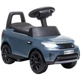 aiyaplay Land Rover Kinder Elektroauto 2 in 1 6V Kinderauto mit Rutschmodus, Musik, Hupe, Elektrofahrzeug, Rutschauto, Rutscherfahrzeug mit Scheinwerfer, 3 km/h, für 1,5-5 Jahre Kinder, Hellblau