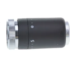 Aqbau Heizkörperthermostatkopf mit Blockade Schwarz