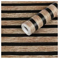 Visario Tapeten Folie 3000-S selbstklebend 10m x 45cm Holz Furnier Dekorfolie Möbelfolie Tapete 3078