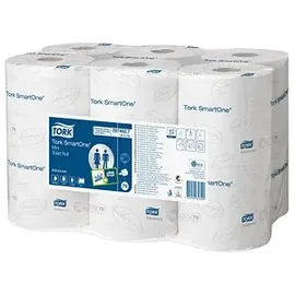 TORK Toilettenpapier SmartOne® T9 Mini 2-lagig, 12 Rollen