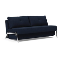 INNOVATION LIVING Schlafsofa Cubed Aluminium Stoff Blau Blue 160 cm