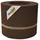 zaunzu® Sichtschutzstreifen Rille PP 26 x 19 x 0,1 cm Braun Metall 1 St.