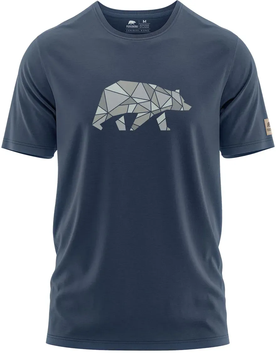 FORSBERG Espenson T-Shirt mit Brustlogo