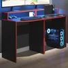 Gaming Desk Kron schwarz/rot