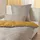 Traumschlaf Mako-Satin Texture Gelb 200 x 200 cm + 2 x 40 x 80 cm