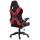 kraken chairs Gaming Stuhl Stoff, Bürostuhl Gaming Sessel, Höhenverstellbar Drehstuhl, Ergonomischer Gamer Stuhl Verstellbare Armlehne Lendenkissen Schwarz/Rot