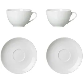 Ritzenhoff & Breker Cappuccinotasse 0,3 l Weiß 4 St.