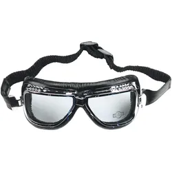 Booster Flying Tiger Motorradbrille, silber für Männer