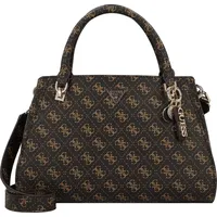 GUESS Handtasche Noelle II Luxury Satchel Bag Brown Logo