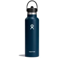 Hydro Flask Hydration Standard Flex Straw Cap Trinkflasche 621 ml indigo