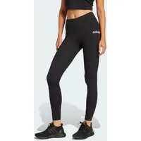 adidas Essentials Linear Cotton Leggings Black / White S