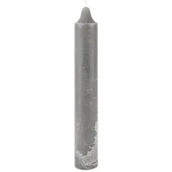 IB Laursen Dickere Rustikale Stabkerze 25 cm, Ø 3,8 cm, Höhe 25 cm, Ø 3,8 cm, grau