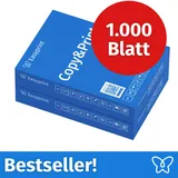 NEU! Easyprint Druckerpapier Kopierpapier 1000 Blatt 2 x 500 A4 Premium Hochweiß CIE 160 Testsieger PEFC zertifiziert