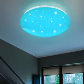 GLOBO RGB LED Deckenleuchte 1 rund weiß