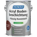 RENOVO Bodenbeschichtung/Flüssigkunststoff seidenmatt, oxidrot RAL 3009