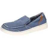 Mustang Herren Slipper sportlich Stoffschuh Stretch 4191-401, Größe:44 EU, Farbe:Blau - Blau 44