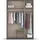 Rauch Drehtürenschrank StyleUp 136 x 197 x 54 cm Grau
