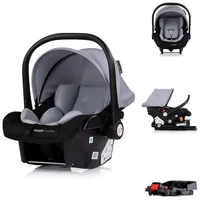Chipolino Set Babyschale Isofix-Basis-Station Amore i-Size Gruppe 0+ (0 - 13 kg) hellgrau